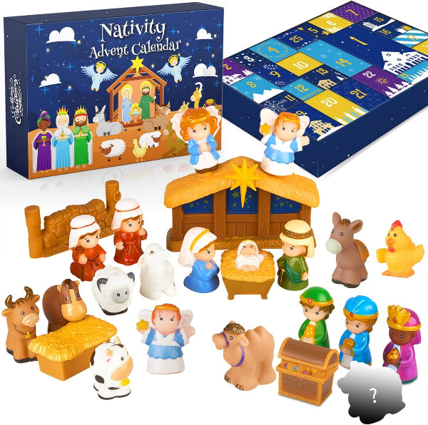 🏆2025 Nativity Advent Calendar (25pcs) 💯NONTOXIC & ODORLESS