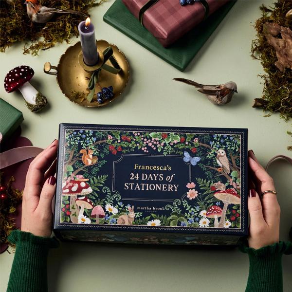 24-day stationery advent calendar
