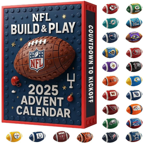 ๐ 2025 NFL All Team Football Set Advent Calendar ๐