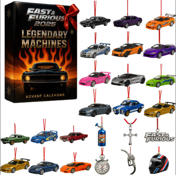Fast & Furious Advent Calendar 2025 β Legendary Machines Set