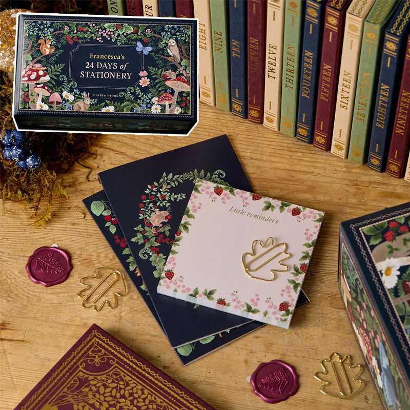 24-day stationery advent calendar