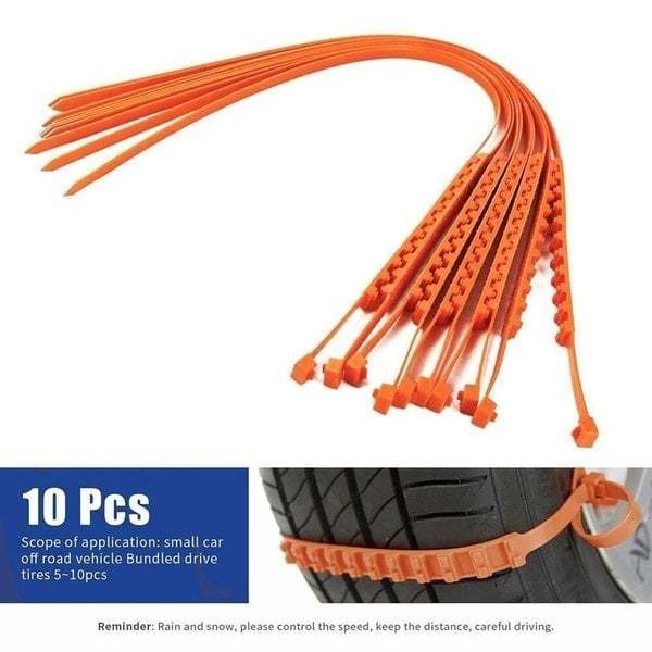 🔥 Winter Car Anti-Slip Chains – Super Durable, Easy to Install & Universal (Safe Driving on Snow & Ice!)