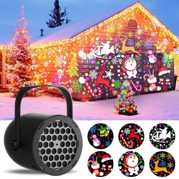 🔌LED Christmas Projection Lamp