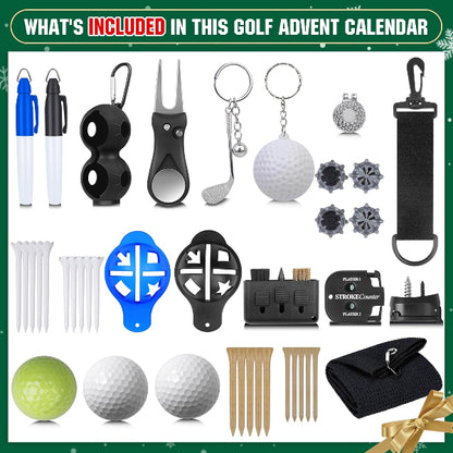 🔥CHRISTMAS SALE 50% OFF!🎁50K+ SOLD! Almost Gone✨Golf Advent Calendar 2025 for Men - 24 Days of Golf Surprises & Christmas Fun