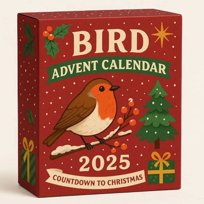 🐦Bird Advent Calendar 2025 Christmas Countdown With 24 Cute Bird Mini Figures