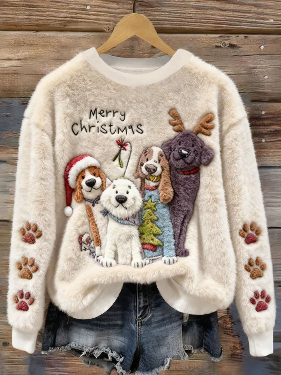 Helena | Winter Christmas Dog Sweater