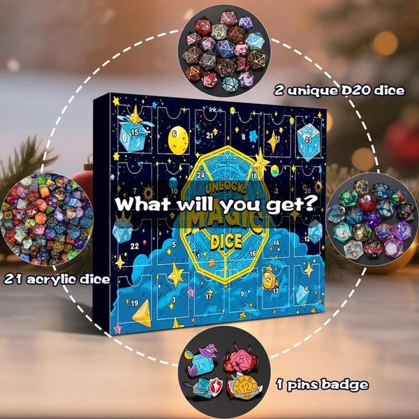 🎄🎲2025 Christmas Dice Advent Calendar