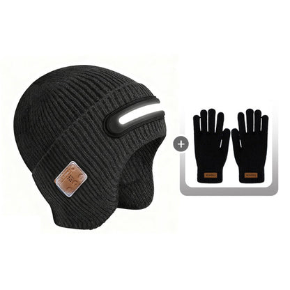 Rechargeable Beanie with Bluetooth and Light