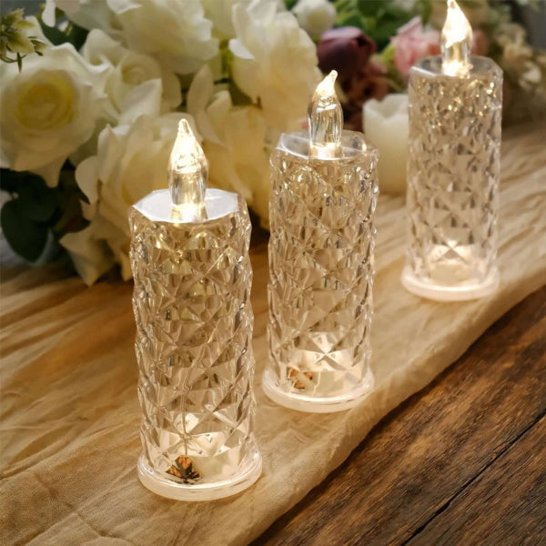 CrystalFlame™ – Luxurious Candlelight Lamp