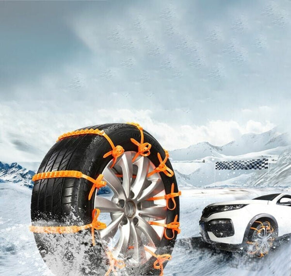🔥 Winter Car Anti-Slip Chains – Super Durable, Easy to Install & Universal (Safe Driving on Snow & Ice!)