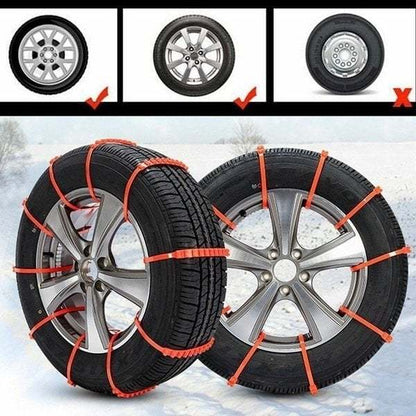 🔥 Winter Car Anti-Slip Chains – Super Durable, Easy to Install & Universal (Safe Driving on Snow & Ice!)