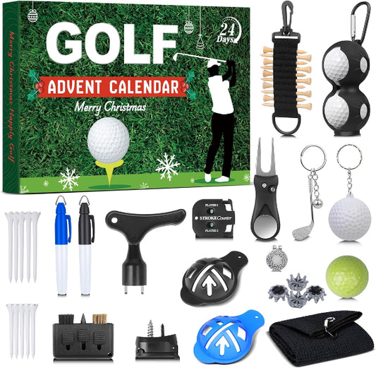 🔥CHRISTMAS SALE 50% OFF!🎁50K+ SOLD! Almost Gone✨Golf Advent Calendar 2025 for Men - 24 Days of Golf Surprises & Christmas Fun