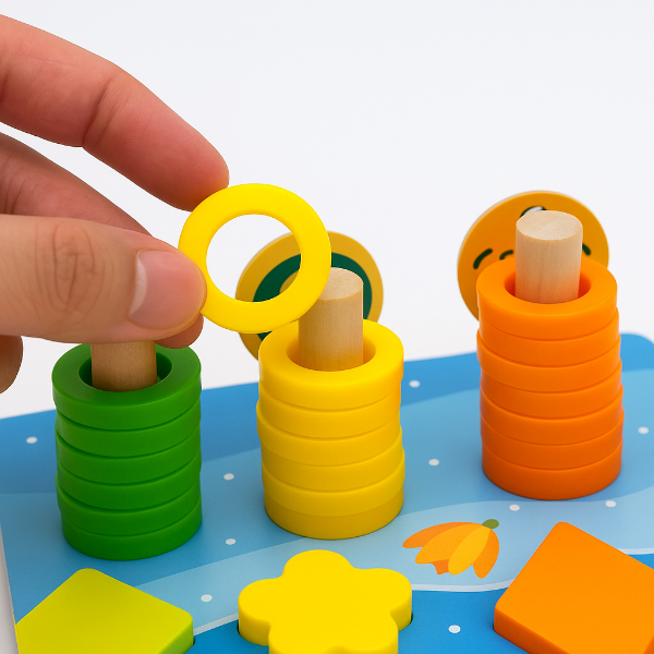 Woods™ | Develop Skills – Montessori Wooden Activity Board