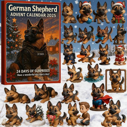 🎄🐾 German Shepherd Advent Calendar 2025 🎁