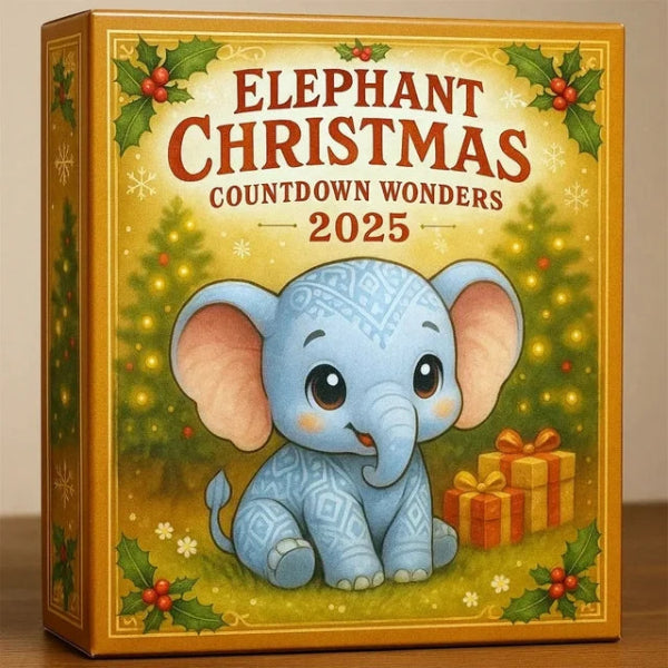 2025 Elephants Christmas Countdown Calendar