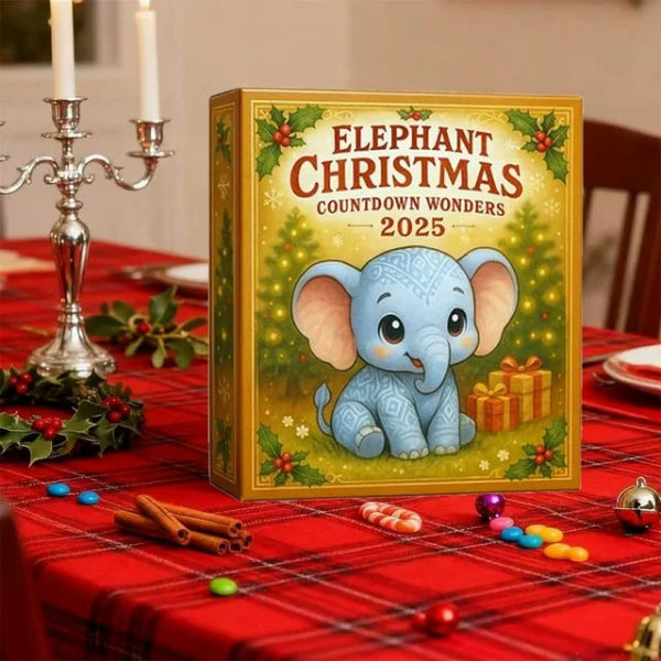2025 Elephants Christmas Countdown Calendar