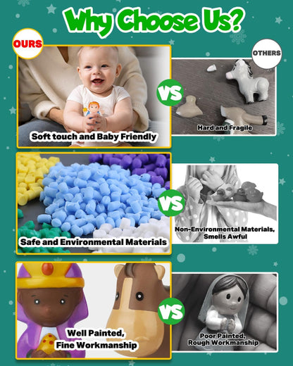 🏆2025 Nativity Advent Calendar (25pcs) 💯NONTOXIC & ODORLESS