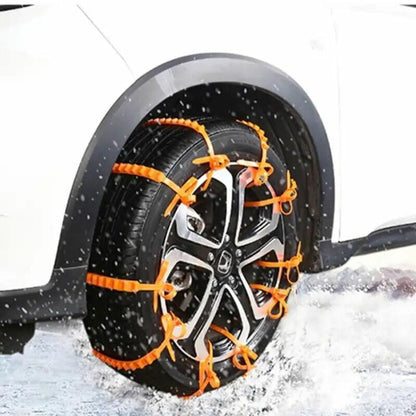 🔥 Winter Car Anti-Slip Chains – Super Durable, Easy to Install & Universal (Safe Driving on Snow & Ice!)