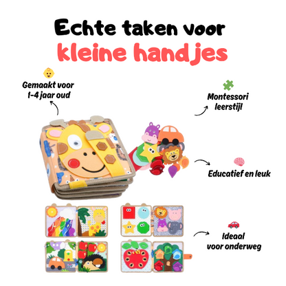 Montessori Busy Book – Learn While Playing