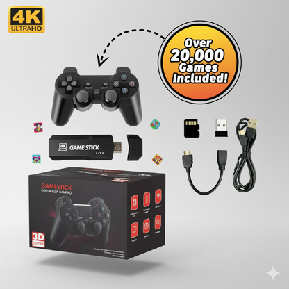 Game Stick retro console - over 20.000 games included!