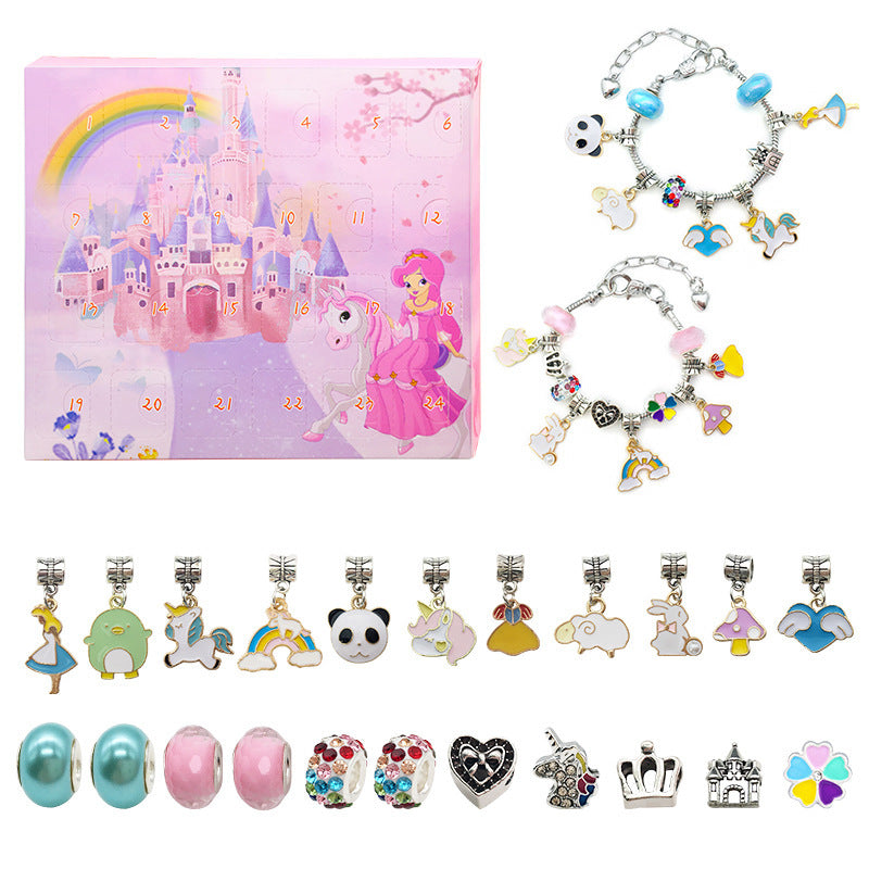 24-day advent calendar Christmas bracelet set