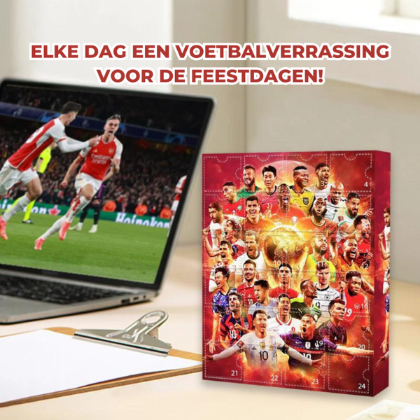 Soccer stars advent calendar
