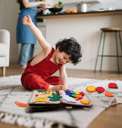 Montessori Busy Book – Learn While Playing