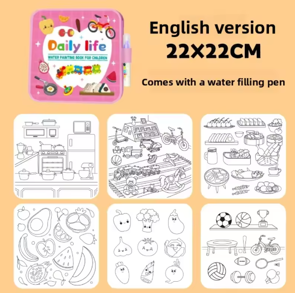 Reusable Kids Magic Water Book - Familysplace™