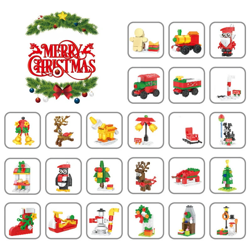 Christmas tree advent calendar