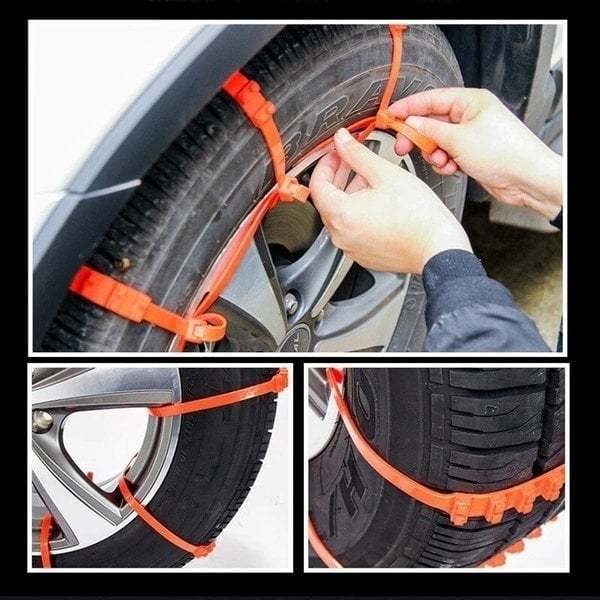 🔥 Winter Car Anti-Slip Chains – Super Durable, Easy to Install & Universal (Safe Driving on Snow & Ice!)