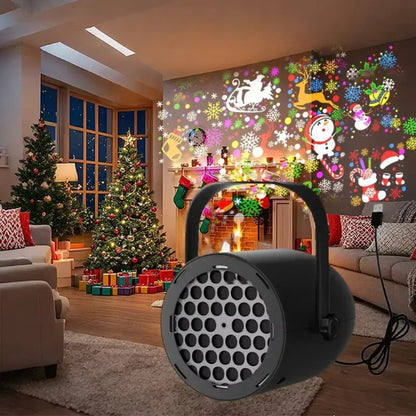 🔌LED Christmas Projection Lamp