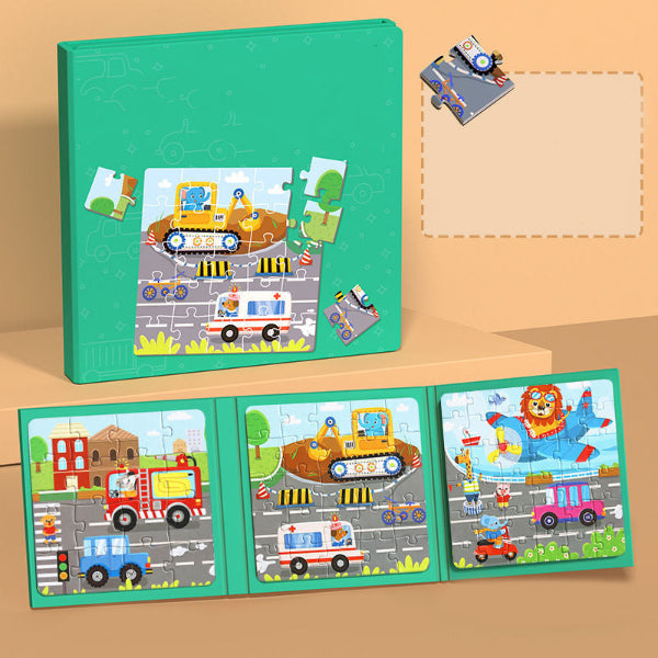 Children's Magnetic Building Book