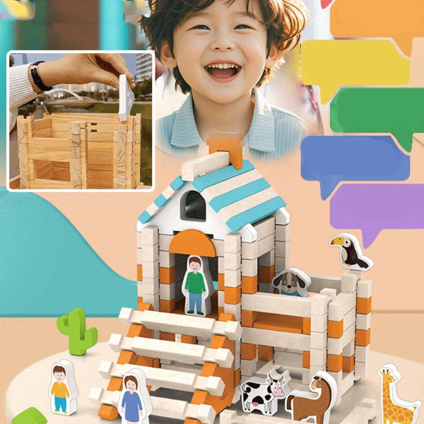 Educational Wooden Building Blocks
