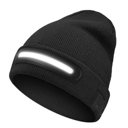 Rechargeable Beanie with Bluetooth and Light