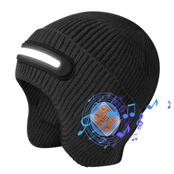 Rechargeable Beanie with Bluetooth and Light