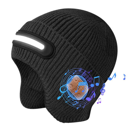 Rechargeable Beanie with Bluetooth and Light